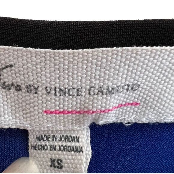 Two by Vince Camuto Ladies' Tie Sleeve Top (Goddess Blue/Black) Sz XS - Picture 10 of 11